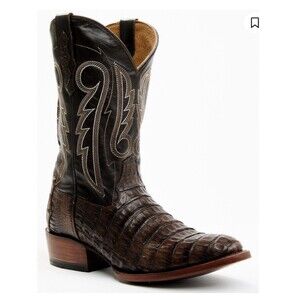 New CODY JAMES MEN'S EXOTIC CAIMAN WESTERN Cowboy BOOTS Brown 12D BBE4521-01